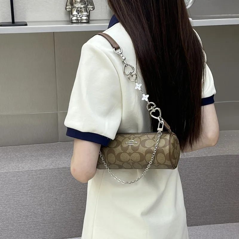 Luxury Care Artisan Workshop Metal Bag Strap Women's Silver-2