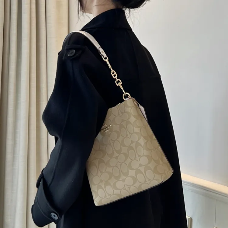 Luxury Care Artisan Workshop Metal Alloys Bag Shoulder Strap Women's White/Gold Tone-7