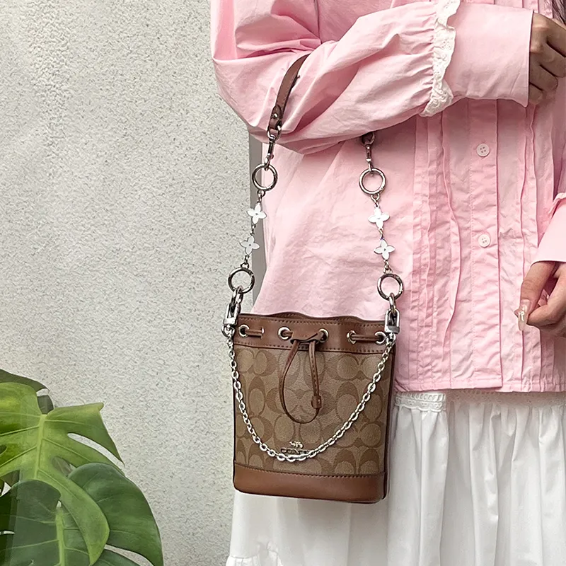 Metal Chain Extender Chain Shoulder Strap Armhole Back Transformation Accessories Bag Strap Women's Silver/Gold Tone-5