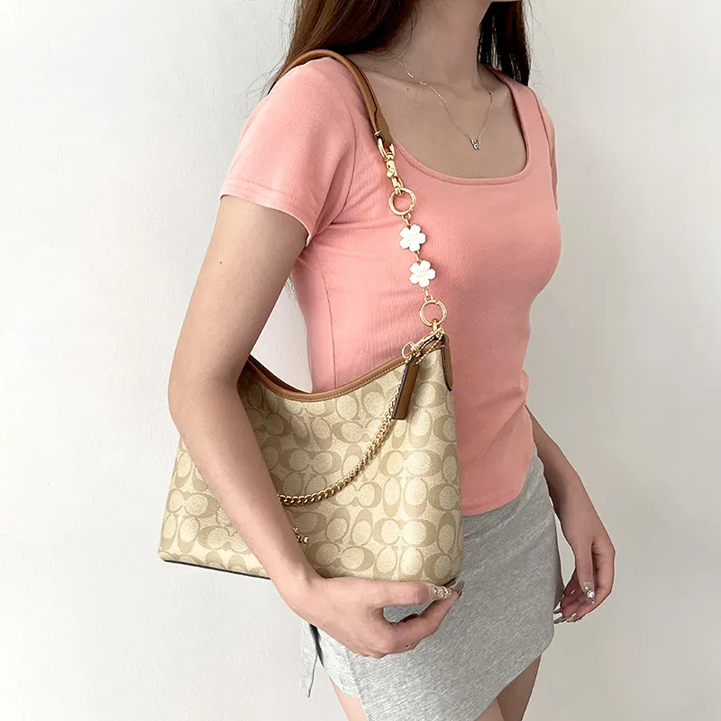 Luxury Care Artisan Workshop Metal Bag Strap Women's Gold Tone-3