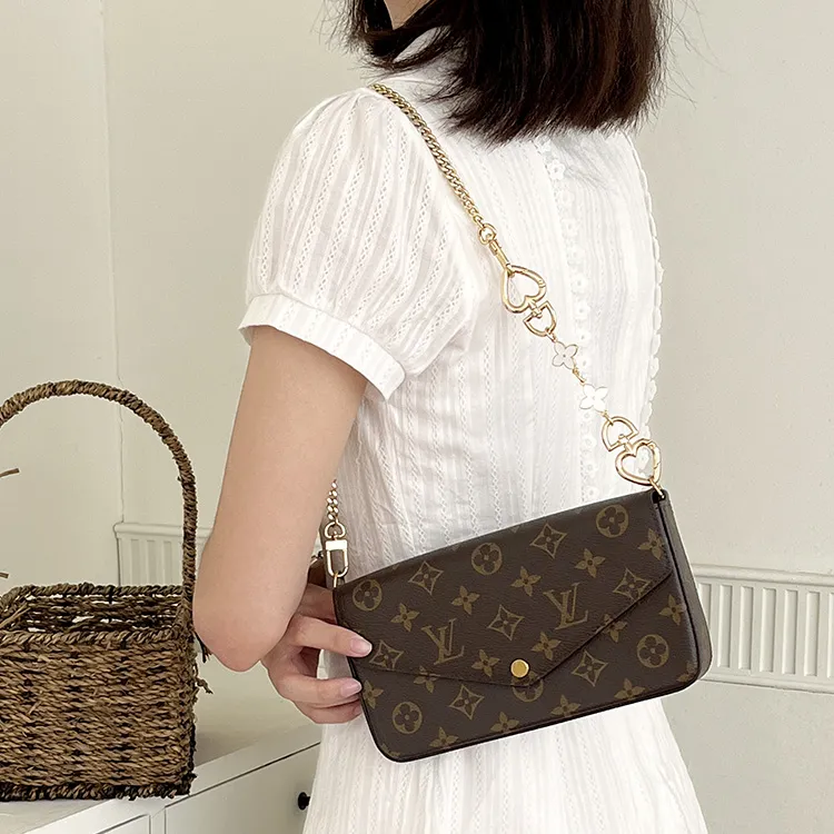 Luxury Care Artisan Workshop Metal Copper Bag Accessories Women's Gold-5