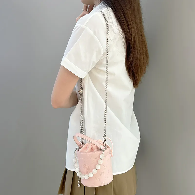 Luxury Care Artisan Workshop Metal Bag Strap Women's White-2