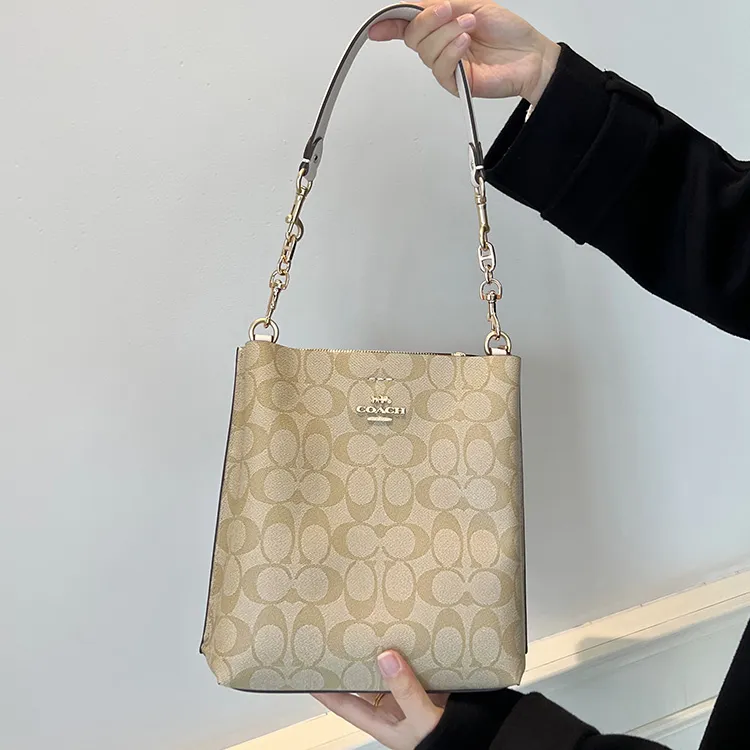 Luxury Care Artisan Workshop Metal Alloys Bag Shoulder Strap Women's White/Gold Tone-8