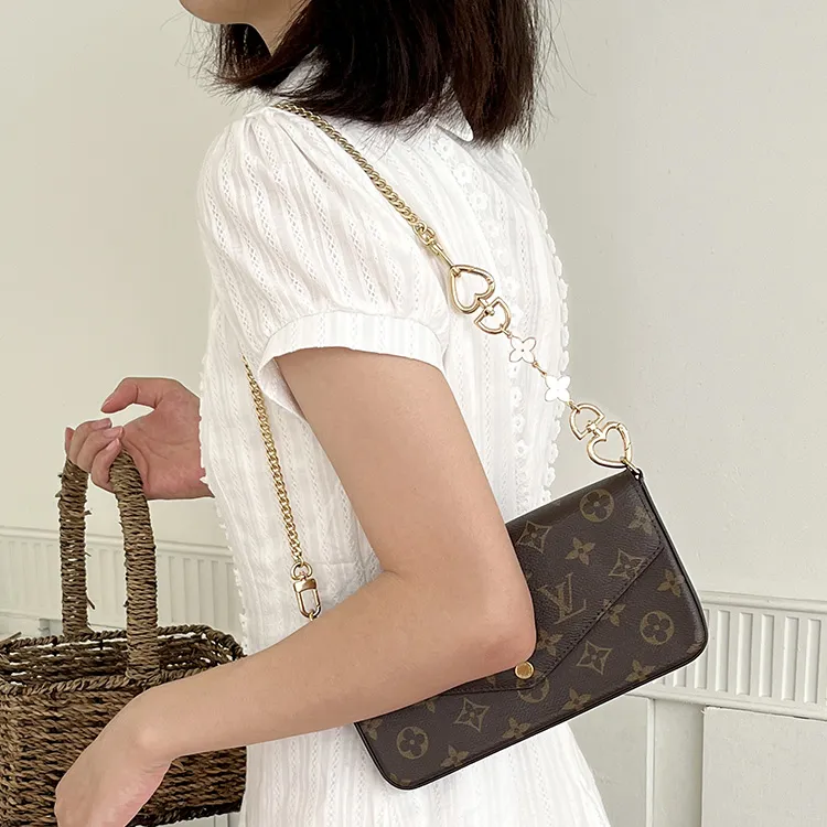 Luxury Care Artisan Workshop Metal Copper Bag Accessories Women's Gold-3
