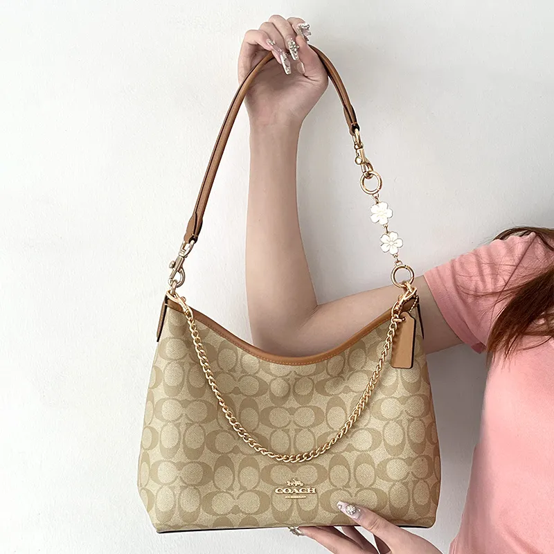 Luxury Care Artisan Workshop Metal Bag Strap Women's Gold Tone-5