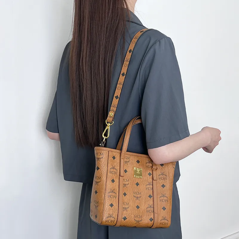 Luxury Care Artisan Workshop Leather Bag Strap Women's Earth Yellow/Black-4