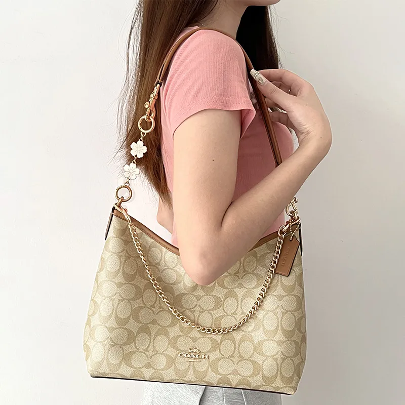 Luxury Care Artisan Workshop Metal Bag Strap Women's Gold Tone-4