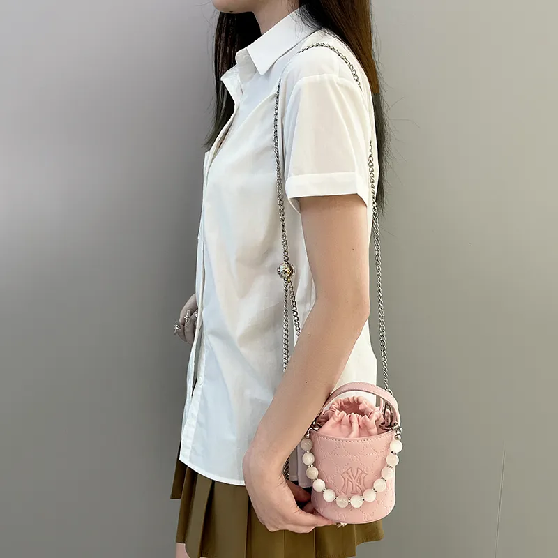 Luxury Care Artisan Workshop Metal Bag Strap Women's White-4