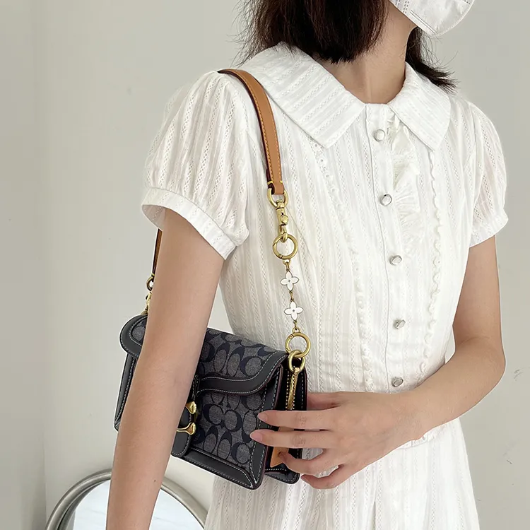 Luxury Care Artisan Workshop Metal Bag Straps Women's Antique Gold-6