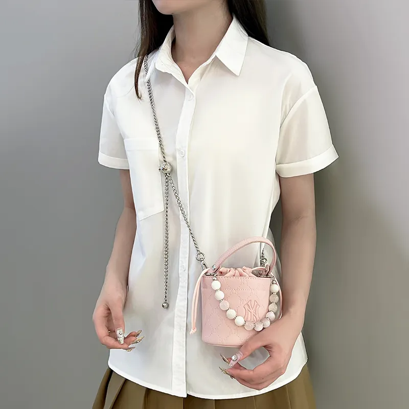 Luxury Care Artisan Workshop Metal Bag Strap Women's White-1