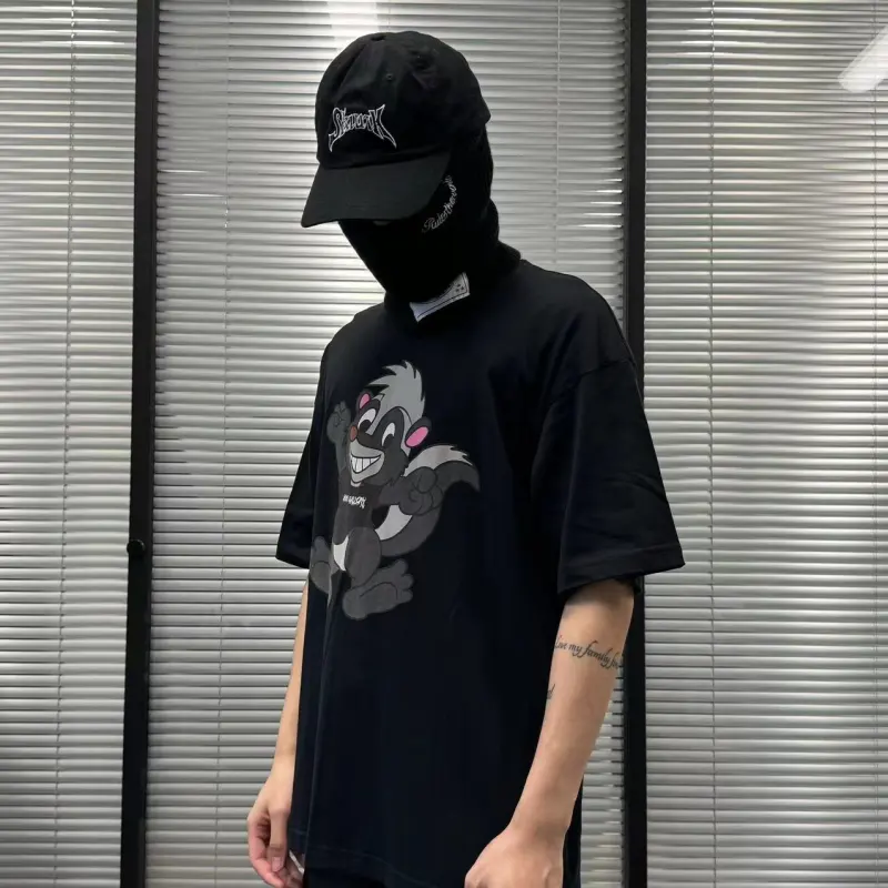 SKUNK GALLERY T Shirt Unisex Black-4
