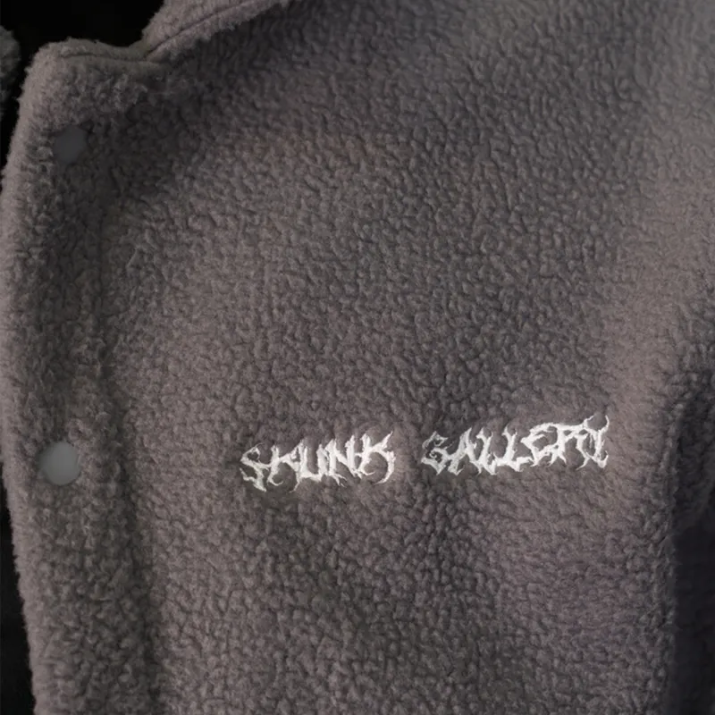 SKUNK GALLERY Puffer Jacket Unisex Gray-3
