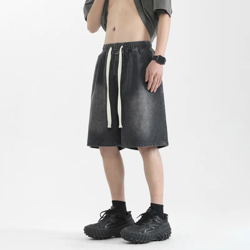 CREAZIONI LA FANTASIA E MOBILE Denim Shorts Unisex-6