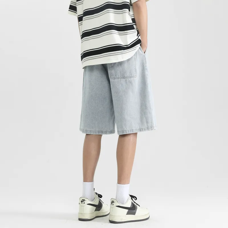 CREAZIONI LA FANTASIA E MOBILE Denim Shorts Unisex-5