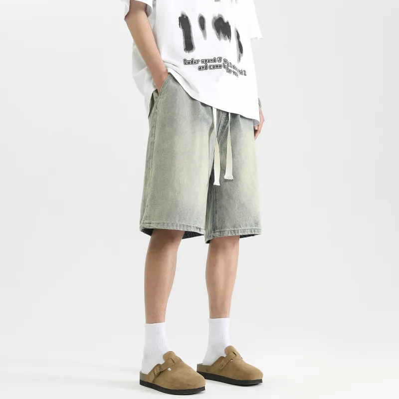 CREAZIONI LA FANTASIA E MOBILE Denim Shorts Unisex-14