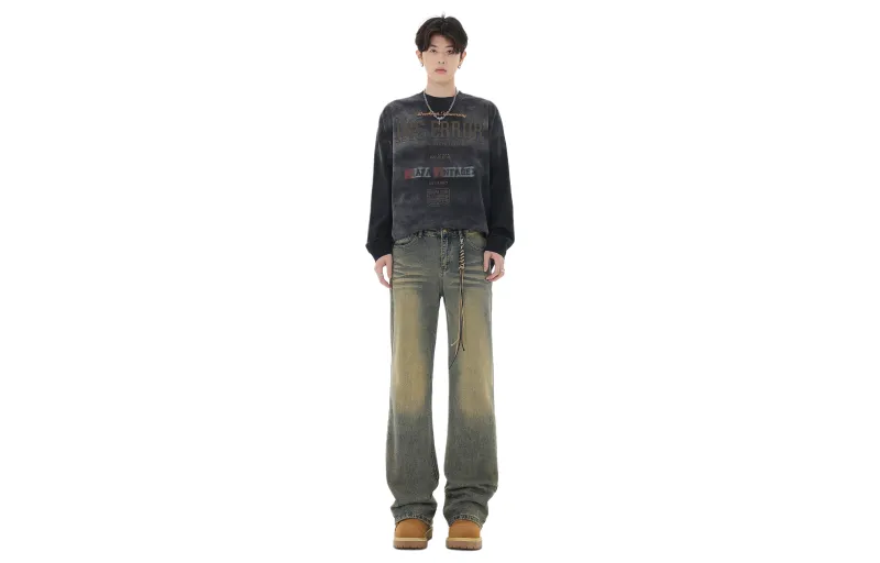 CREAZIONI LA FANTASIA E MOBILE Jeans Unisex Vintage Blue-1