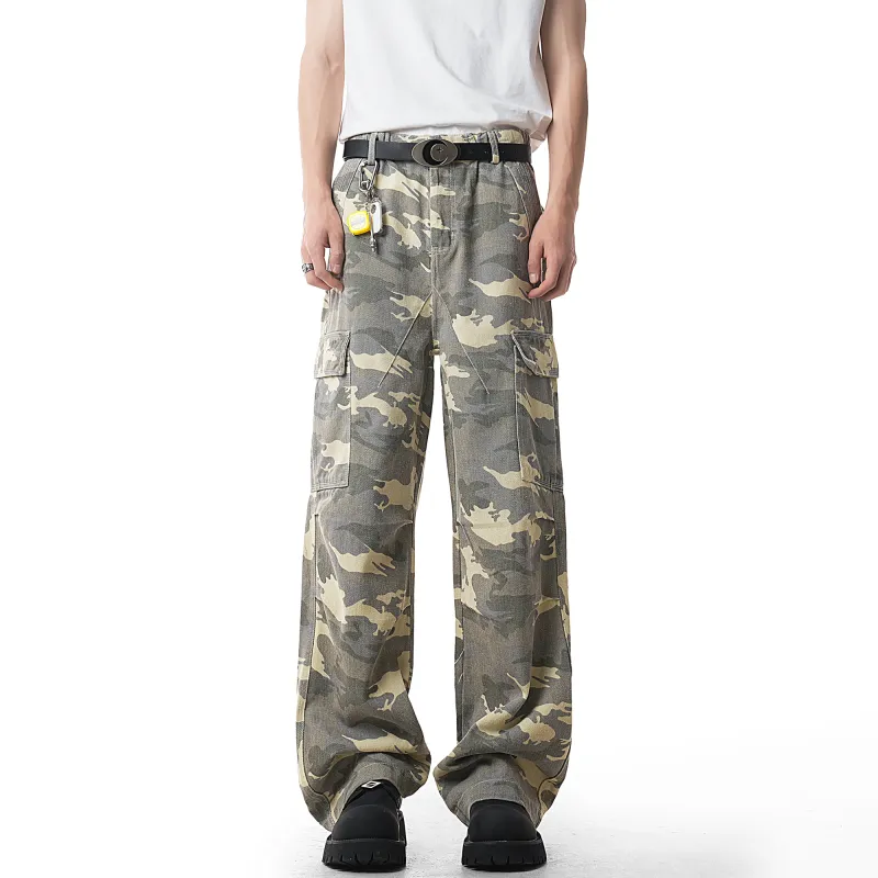 CREAZIONI LA FANTASIA E MOBILE Casual Pants Unisex Desert Camouflage-6
