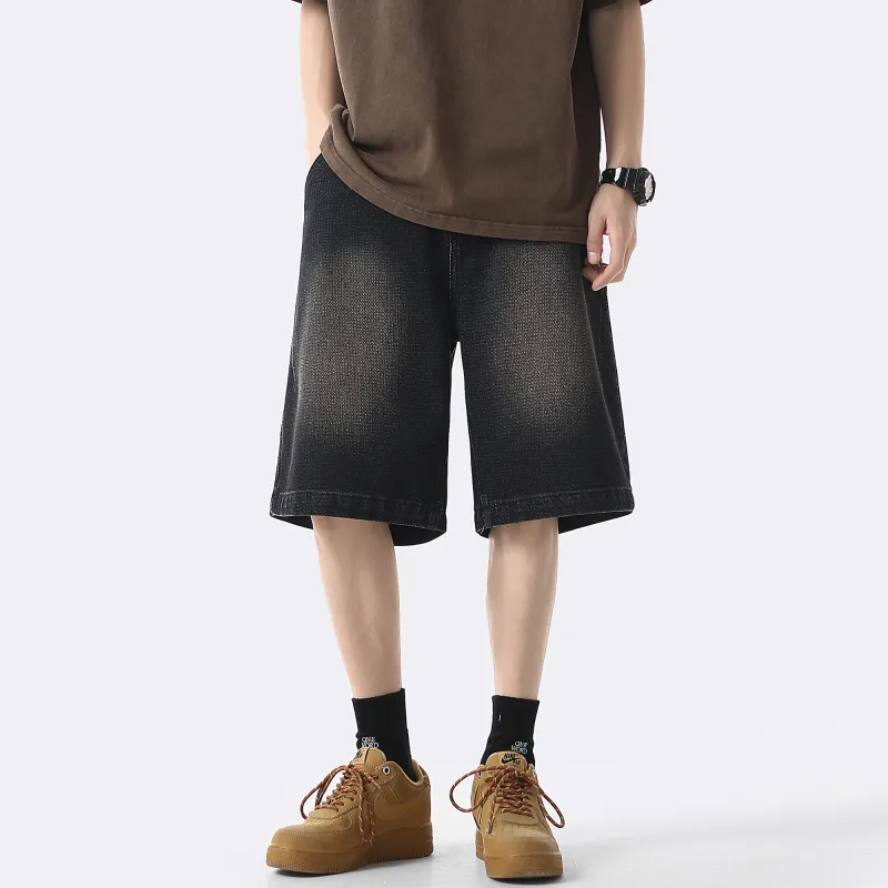 CREAZIONI LA FANTASIA E MOBILE Denim Shorts Unisex-4