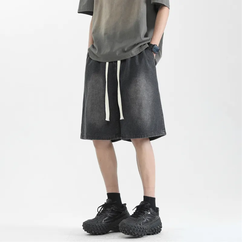 CREAZIONI LA FANTASIA E MOBILE Denim Shorts Unisex-5