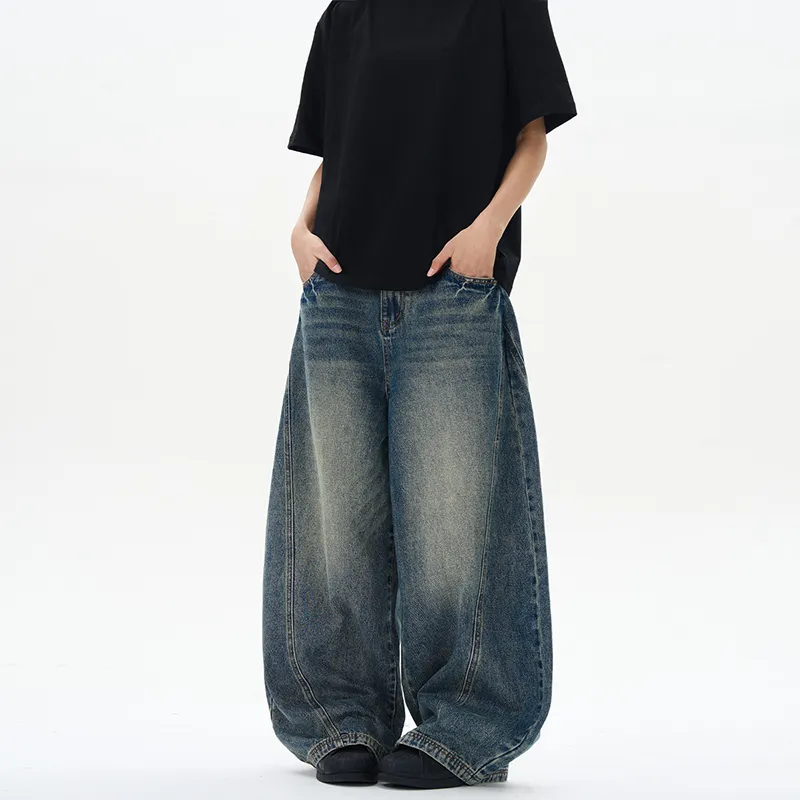 CREAZIONI LA FANTASIA E MOBILE Jeans Unisex Vintage Blue-3