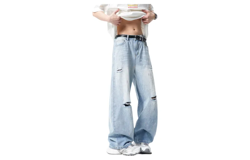 CREAZIONI LA FANTASIA E MOBILE Jeans Unisex Light Blue-1