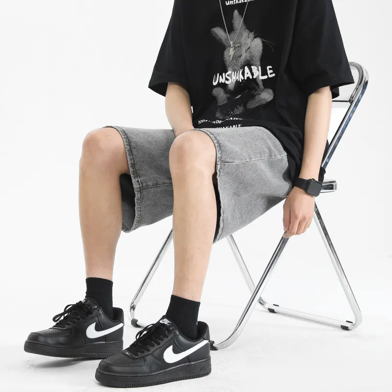 CREAZIONI LA FANTASIA E MOBILE Denim Shorts Unisex-5