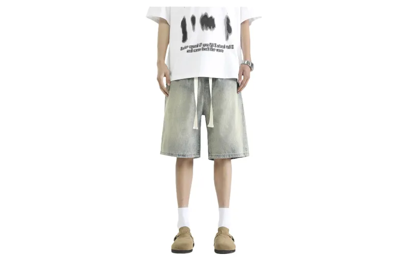 CREAZIONI LA FANTASIA E MOBILE Denim Shorts Unisex-9