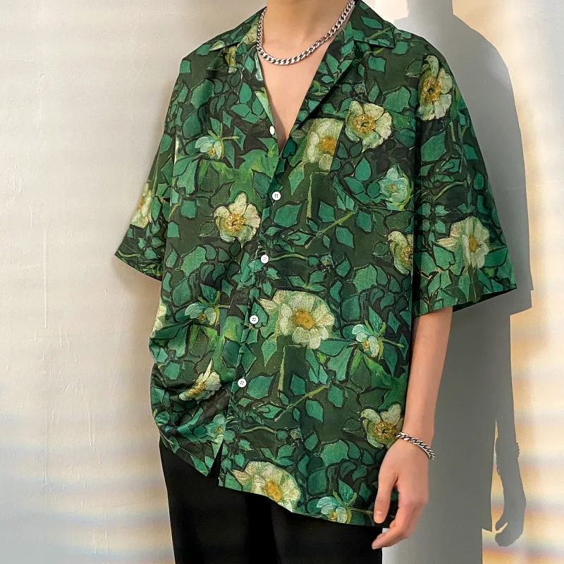 CREAZIONI LA FANTASIA E MOBILE Shirt Men's Green-4