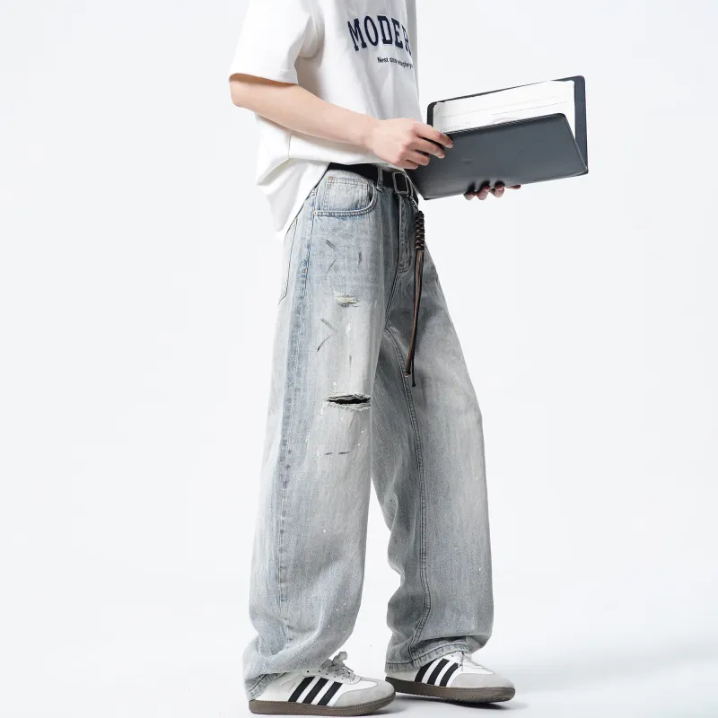 CREAZIONI LA FANTASIA E MOBILE Jeans Unisex Light Blue-3