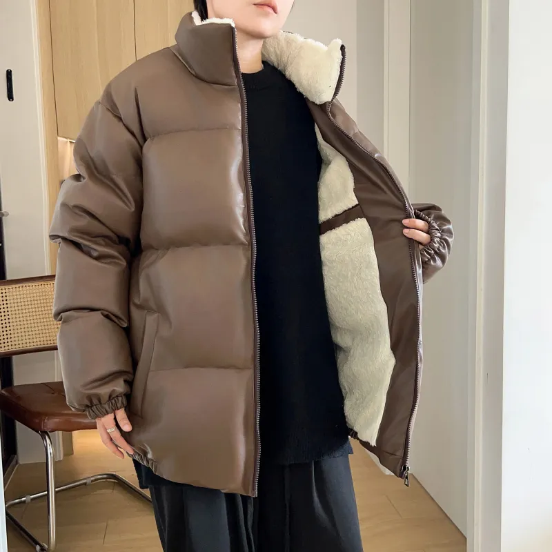 CREAZIONI LA FANTASIA E MOBILE Leather Jacket Unisex-11