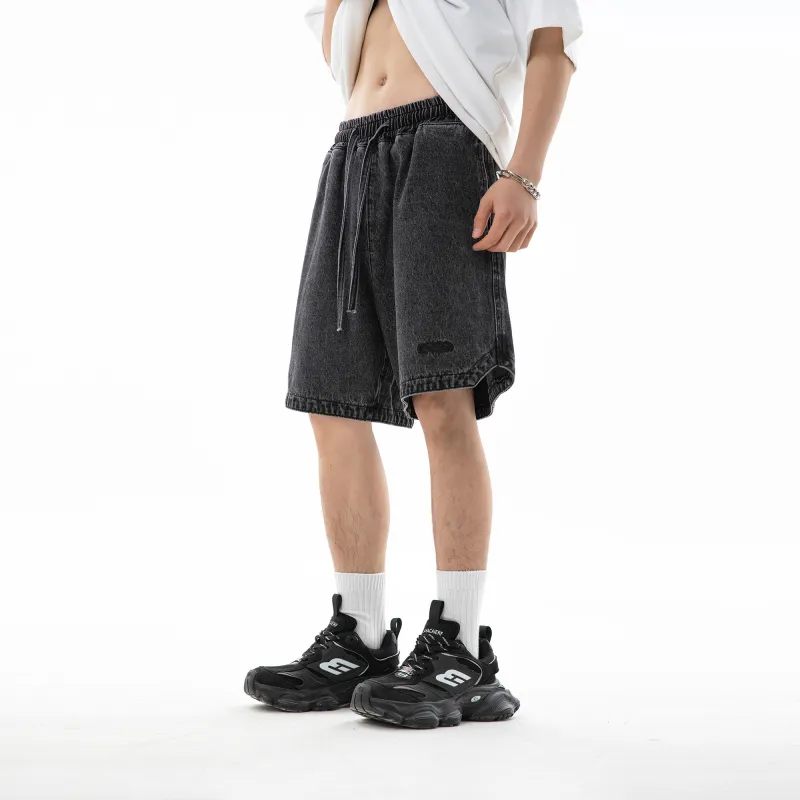 CREAZIONI LA FANTASIA E MOBILE Denim Shorts Unisex-5