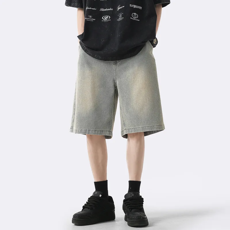 CREAZIONI LA FANTASIA E MOBILE Denim Shorts Unisex-11