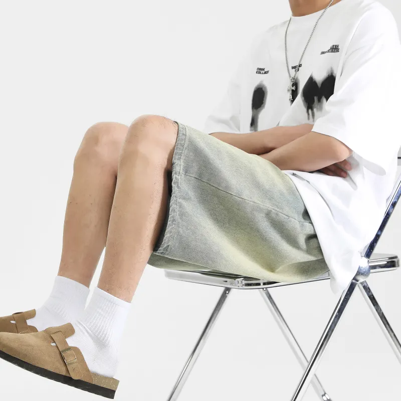 CREAZIONI LA FANTASIA E MOBILE Denim Shorts Unisex-15