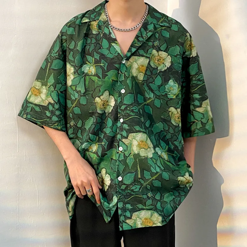 CREAZIONI LA FANTASIA E MOBILE Shirt Men's Green-3
