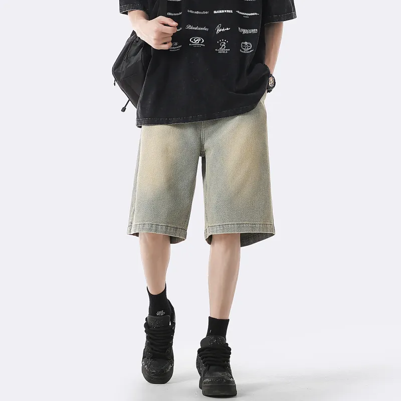 CREAZIONI LA FANTASIA E MOBILE Denim Shorts Unisex-13