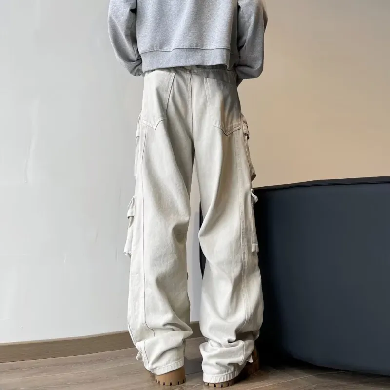 CREAZIONI LA FANTASIA E MOBILE Jeans Unisex Khaki-3
