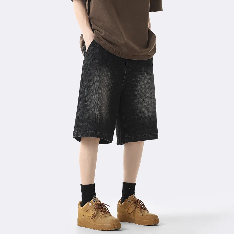 CREAZIONI LA FANTASIA E MOBILE Denim Shorts Unisex-5