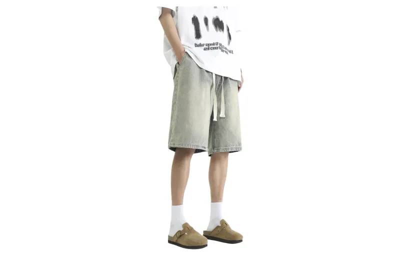 CREAZIONI LA FANTASIA E MOBILE Denim Shorts Unisex-11