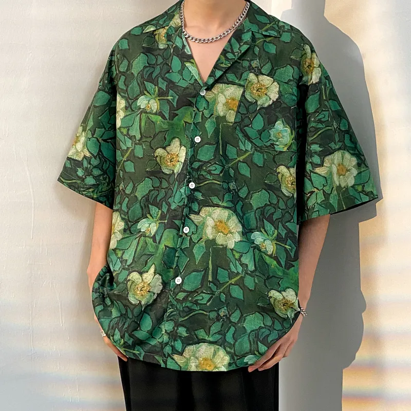 CREAZIONI LA FANTASIA E MOBILE Shirt Men's Green-2