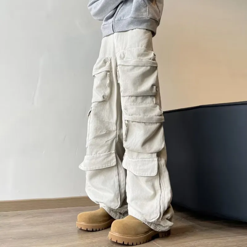 CREAZIONI LA FANTASIA E MOBILE Jeans Unisex Khaki-5