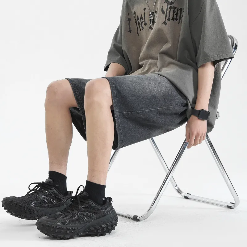 CREAZIONI LA FANTASIA E MOBILE Denim Shorts Unisex-7