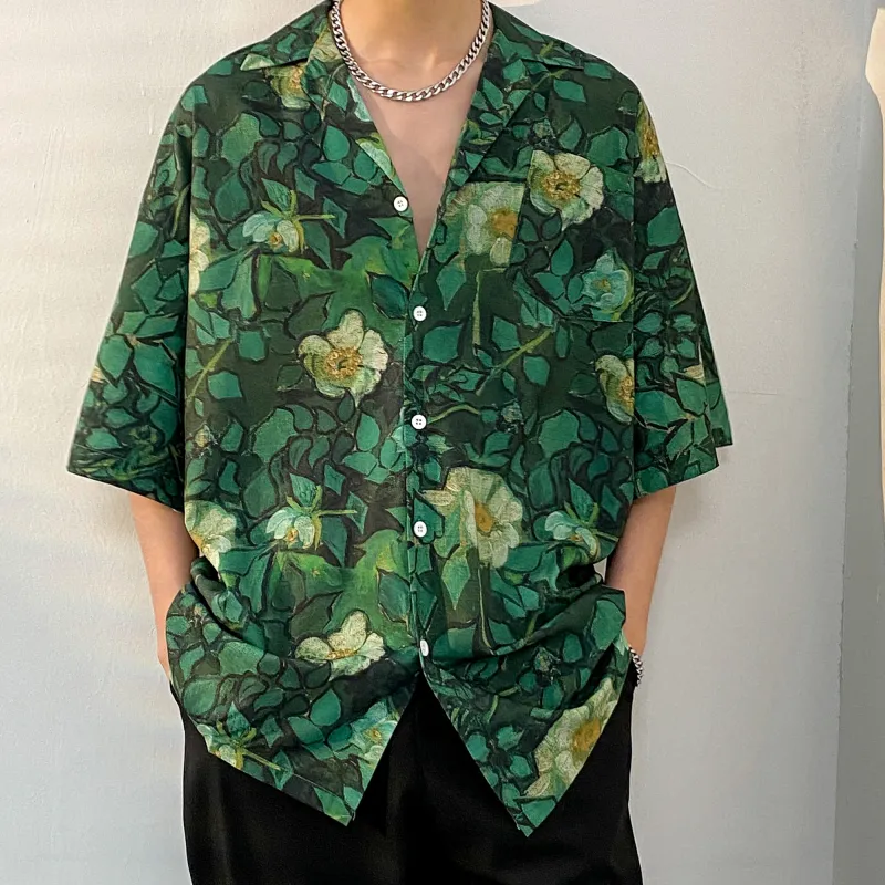 CREAZIONI LA FANTASIA E MOBILE Shirt Men's Green-6
