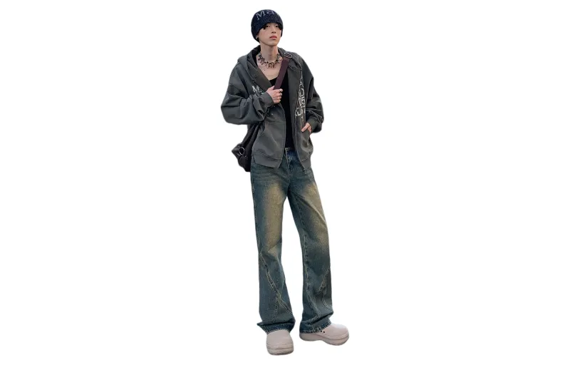 CREAZIONI LA FANTASIA E MOBILE Jeans Unisex Vintage Blue-1