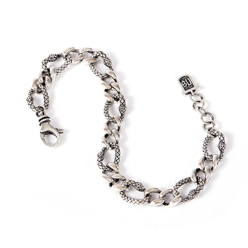 Native Stranger 925 Sterling Silver Bracelets Unisex-4
