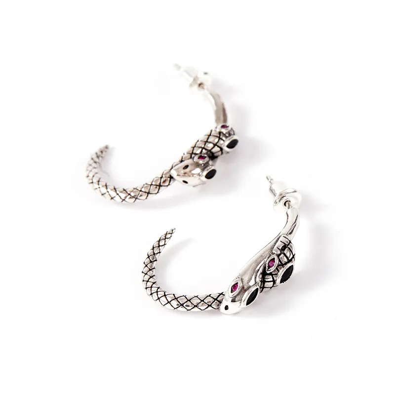 Native Stranger 925 Sterling Silver Earrings Unisex-5