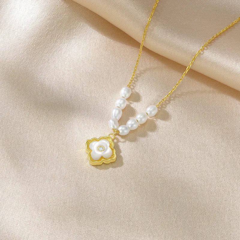 DESIGN CIRCLES S925 Silver Necklaces Women's-3