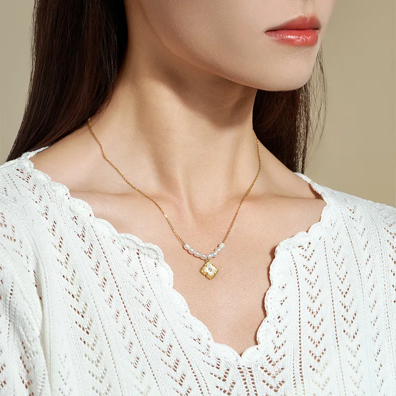 DESIGN CIRCLES S925 Silver Necklaces Women's-5