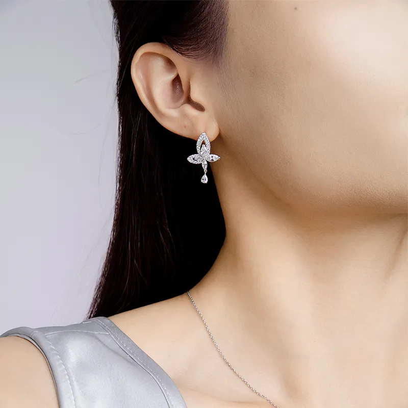 DESIGN CIRCLES S925 Silver Earrings Women's-4