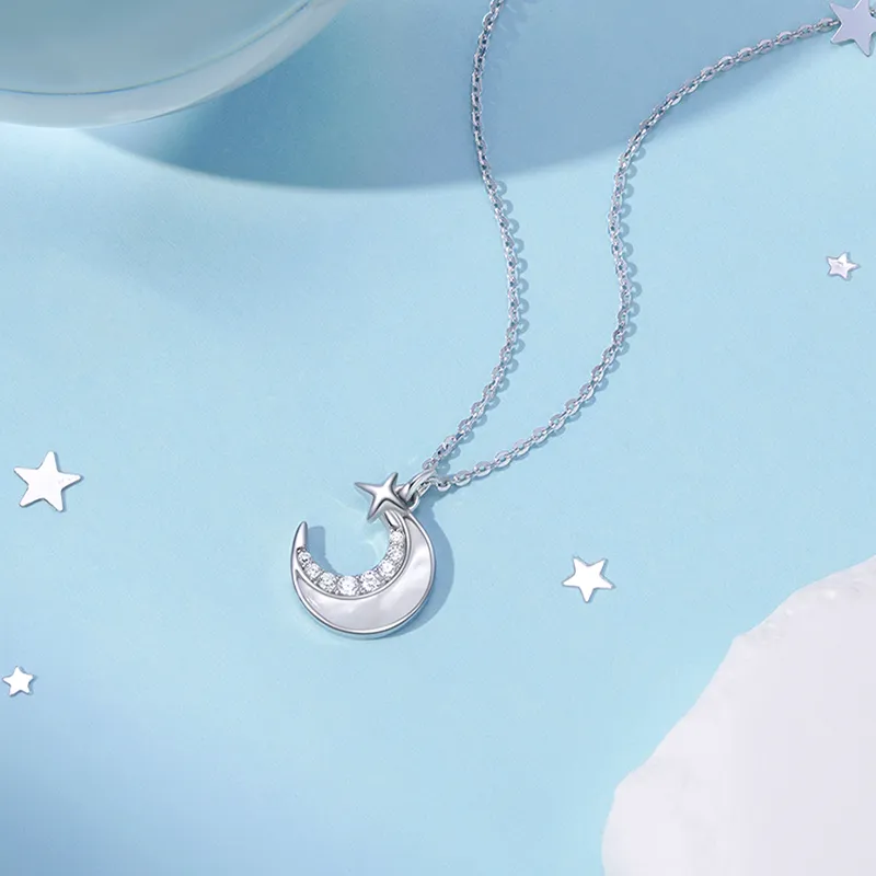 DESIGN CIRCLES S925 Silver Necklaces Women's-3