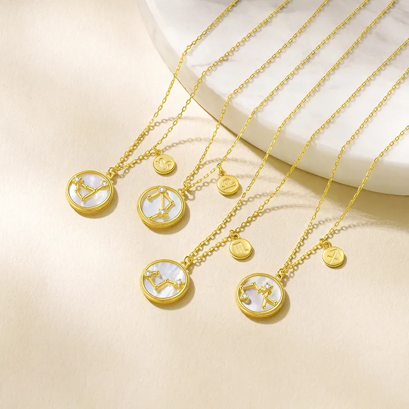 DESIGN CIRCLES S925 Silver Necklaces Women's-1